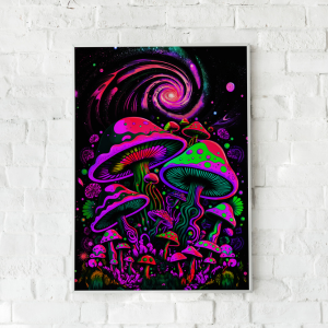 Purple Mushroom Galaxy Poster | Preprint Online