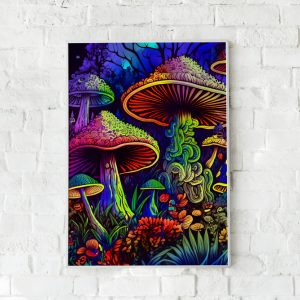 Mushroom Psychedelic Poster | Preprint Online