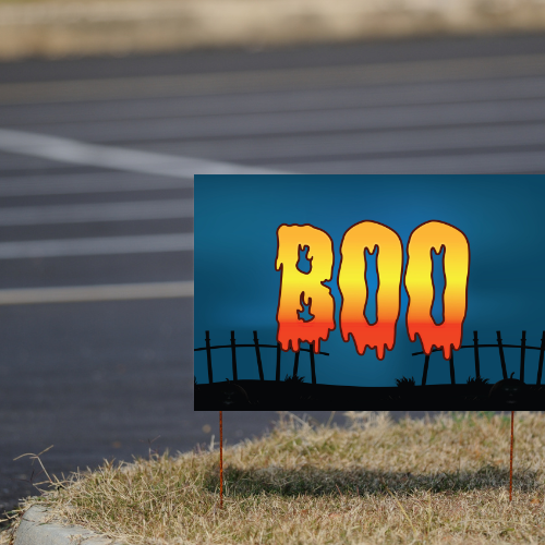Boo Yard Sign | Preprint Online